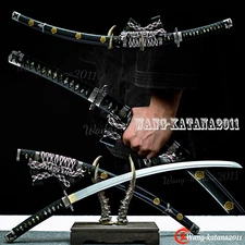 T10 Sharp Japanese Samurai Katana Sword Real Battle Ready Tachi Large Radian