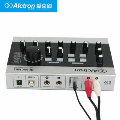 Alctron U16K MK3 Pro Microphone External Sound Card USB Audio