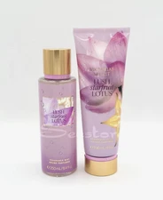 Victoria's Secret Lush Starfruit Lotus Body Mist & Body Lotion Set of 2