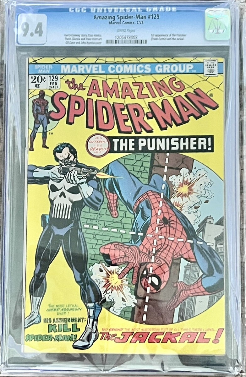 The Amazing Spider-Man #129 -CGC 9.4 -1st App Of The PUNISHER