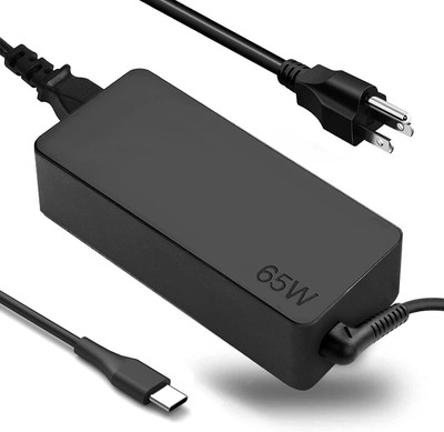 65W USB C Charger for Lenovo Thinkpad/Yoga/Chromebook, ADLX65YDC2A Replacement
