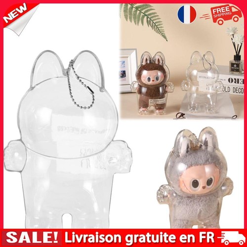 fr Pour Labubu Housse de protection transparente anti-poussière pour poupées de