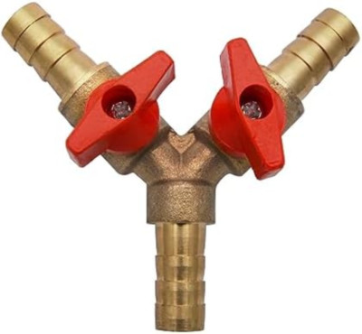SUPERTOOL Y Raccordo A T Per Tubo Da 10mm – Valvola A Sfera In Ottone Per Acqua, Olio, Gas – Irrigazione Giardino E Industria