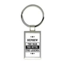 NEPHEW : the Man Myth Legend Gift Keychain Family Christmas