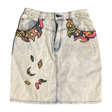 Vintage 1990's Y2K denim skirt SIZE 9/10
