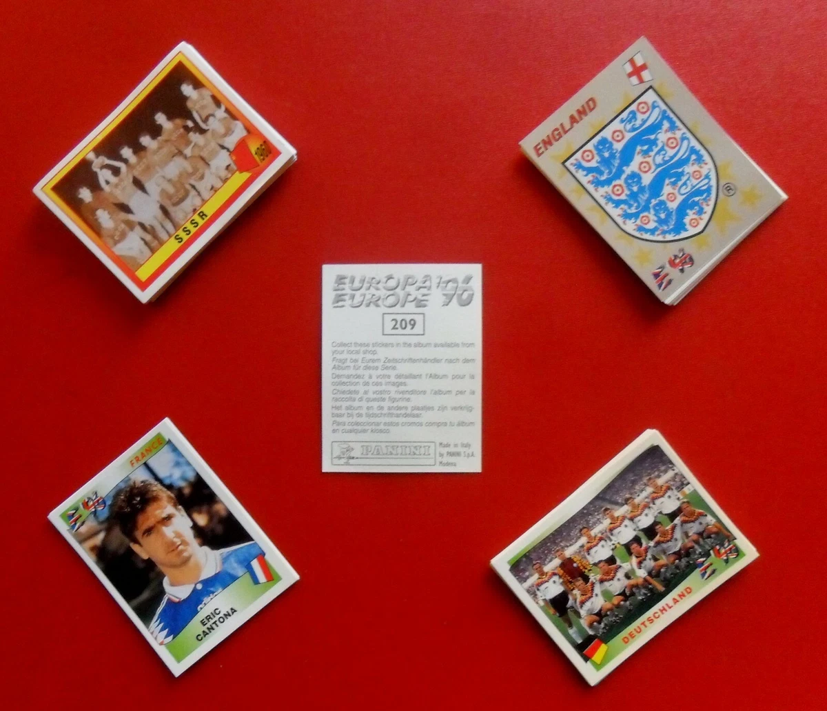 LOT 8 STICKERS VIGNETTES FOOT FRANCE 1996 PANINI 96 RARE ORIGINAL