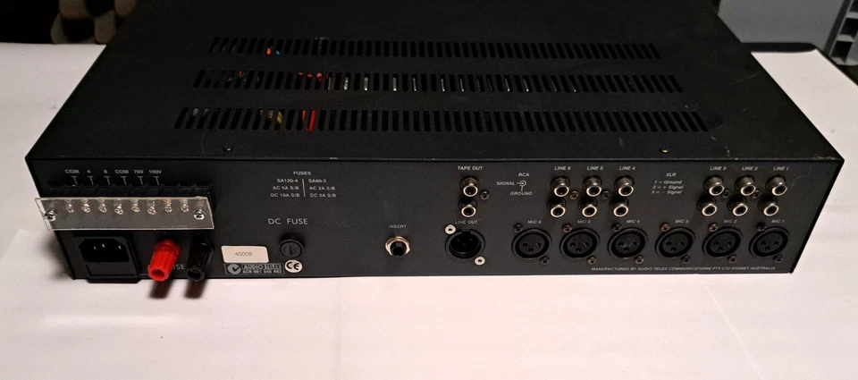 Australian Monitor SA 120    120w, 6 channel mixer amplifier installation series - Bild 2 von 4