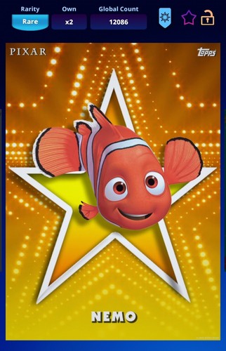 Topps Disney Collect Digital Pixar Prime NEMO Icons Motion Rare | eBay