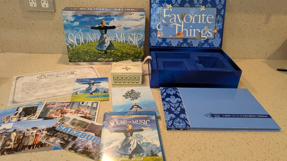 Caja de música DVD Blu-ray 45 aniversario sonido de música libro postales como nuevo Foto 2 de 3