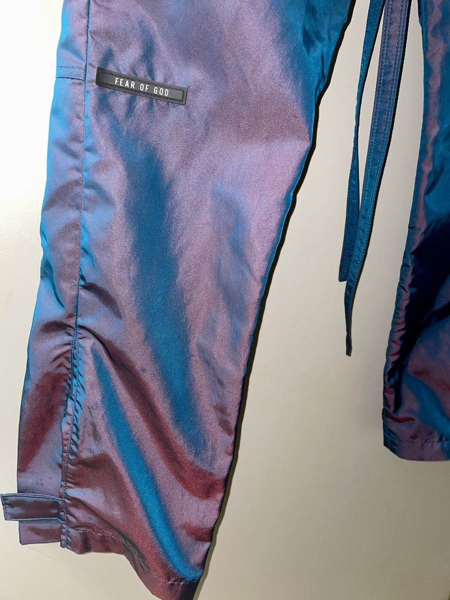 Rare FEAR OF GOD Sixth Collection Iridescent Nylon Lounge Rare FEAR OF GOD Sixth Collection Iridescent Nylon Lounge
