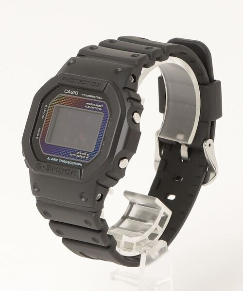 新品未使用 G-SHOCK　DW-5600RW-1JF BRICK WALL G-Shock DW5600 Rainbow Brick Wall Digital Black | Watches.com