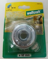 Topf-DrahtbüRste Ø 60 Mm Gewellt F. Wolfcraft