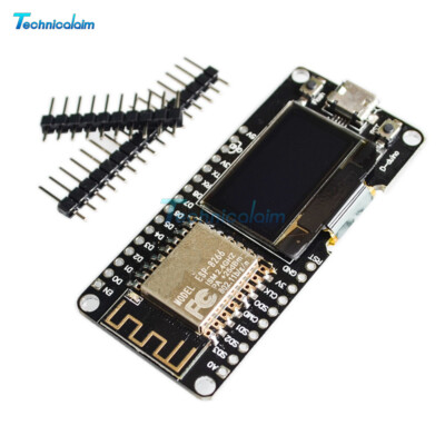 0.96''OLED TTGO ESP32 ESP8266 12F CP2102 Battery for Wemos WiFi Bluetooth