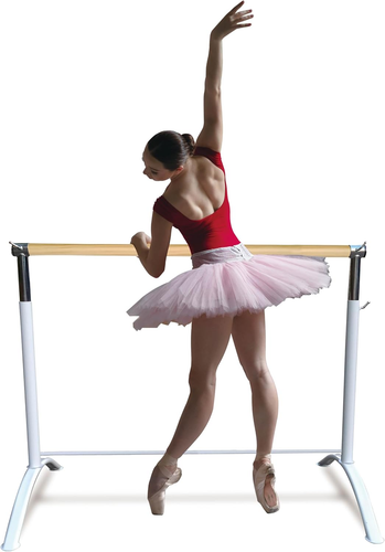 Ballet Barre Portable for Home or Studio, Height Adjustable Bar for Stretch, Pil - Picture 2 of 5