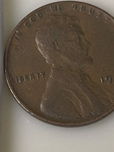 1946 wheat penny no mint mark Extremely Rare Error on the rim "L" in Liberty 3 G - Picture 4 of 11