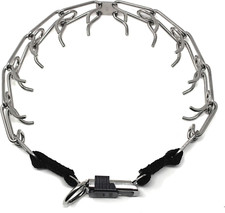 Herm Sprenger Stainless Steel Prong Dog Training Collar with Quick Release Buckl