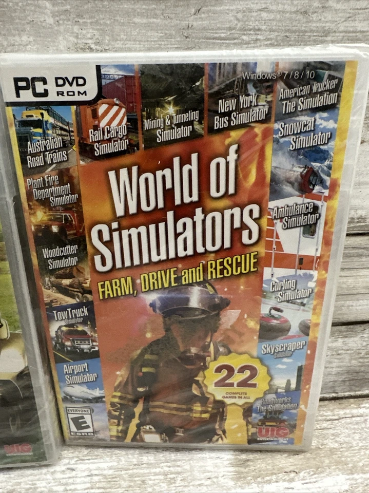Lot Of 2 World Of Simulators/Professional Farmer Gold Edition 22+ PC Games New - Image 4 of 4