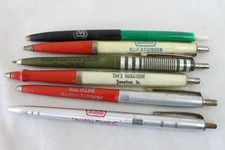 6 Vintage Marathon Service Gas Station Advertising Pen Sweetser, IN Galveston