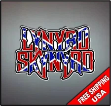 Lynyrd Skynyrd Vinyl Wall logo Decal Sticker Heavy 70's Rock Band