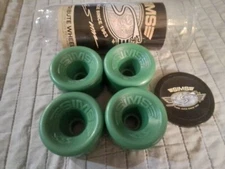 NEW Sims Snake Skateboard 1970's Reissue / Repours Conical Wheels - GREEN