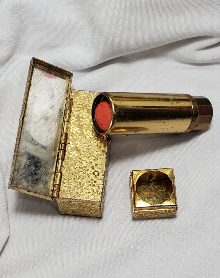 Vintage Avon Lipstick Mirror Vanity Case Persimmom Color – FUNAAB