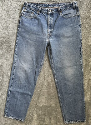 levi's 550 USA製　W34 L30 vintage wash 90s Vintage Levis Mens 550 Relaxed Fit Jeans 90s Medium Wash Size