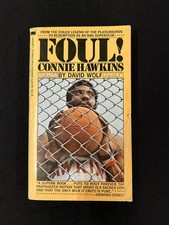 FOUL! The CONNIE HAWKINS Story David Wolf 1972 pb 1st thus
