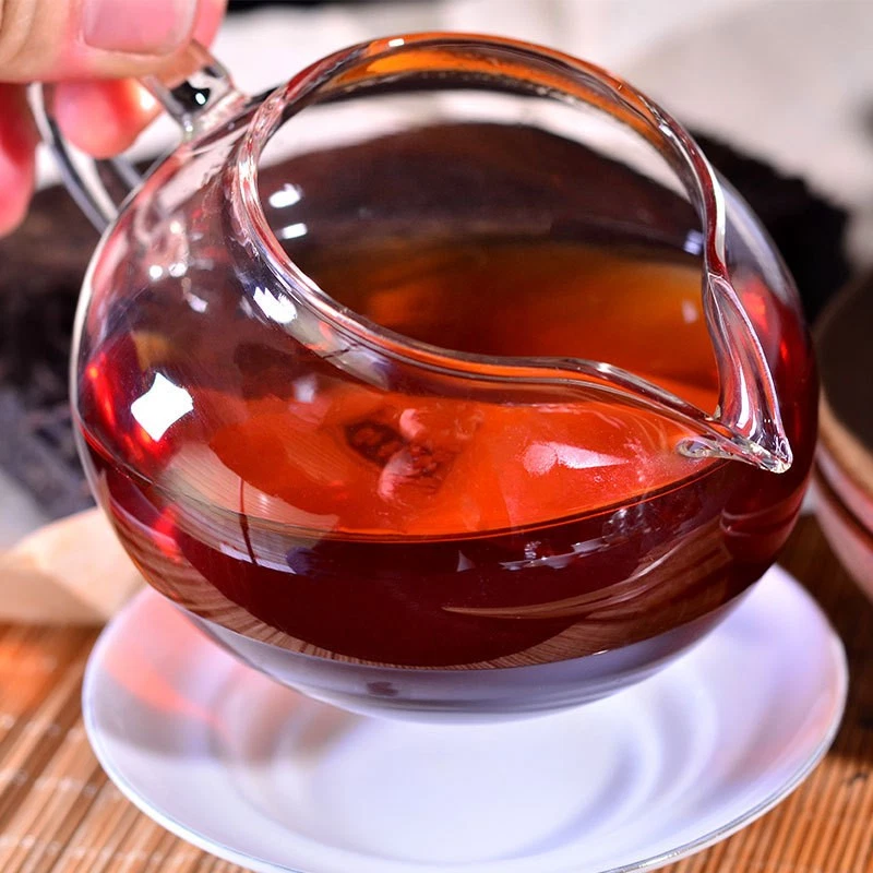 Ladrillo de té Puerh maduro envejecido (Shu Cha) - 250 g - Fragancia envejecida suave Foto 2 de 3