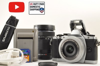 [Mint] OLYMPUS OM-D E-M10 Mirrorless Camera w/ 14-42mm 40-150mm Lens US OR Stock