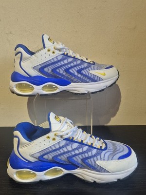 Nike Air Max TW 1 White Racer Blue Speed Yellow DQ3984-100 Größe Uk 7,5 (S8)