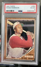 1962 Topps #350 FRANK ROBINSON PSA 4 VG-EX HOF REDS 