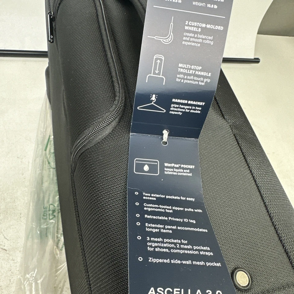 Samsonight Ascella 3.0 2W Garment Bag Black New - Image 4 of 4