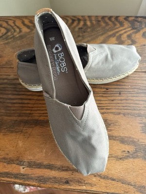 Bobs Sketchers Taupe Espardilla  Women s Size 8