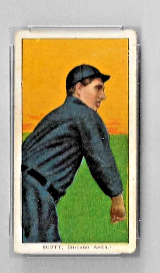 Tarjeta de béisbol 1909-11 T206 Piedmont 350/25 tabaco PSA 3,5 JIM SCOTT WHITE SOX Foto 3 de 4