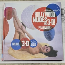 HAROLD LLOYD Hollywood Nudes in 3D Hardcover Book w/ 3-D Glasses SHIPS FREE