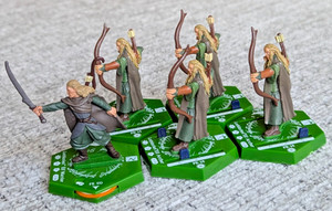 LotR Lothlorien Elf Warrior x1 (FE50), Lothlorien Elf Archer x4 (PR14), x5 total