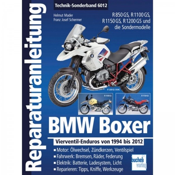 Bmw-Boxer, Vierventil-Enduros 1994-2012 Reparaturanleitung Bucheli Verlag-image