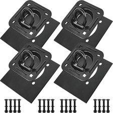 Recessed D Ring Tie Down Anchors 4 Pack 6000 Lbs Heavy Duty Trailer Cargo