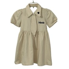 Minnie  Girls Beige Dress 120/60,6/7 