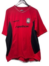 Vintage 90s Reebok Liverpool FC Red Soccer Jersey Kit Mens Size Large Carlsberg