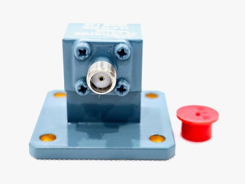 Narda 4601 WR-62 Waveguide To Coaxial Adapter SMA-F 12.4GHz to 18.0GHz VSWR 1.25 - Picture 3 of 4