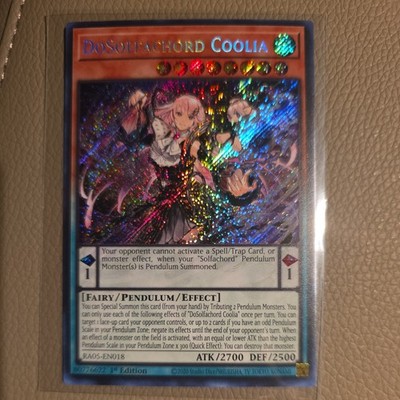 DoSolfachord Coolia (STARLIGHT RARE) RA05-EN018 (NM) 1st Ed Yu-Gi-Oh! Konami