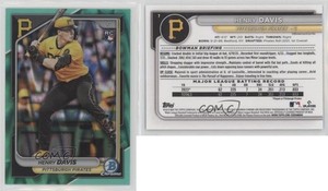 2024 Bowman Chrome Aqua RayWave Refractor /199 Henry Davis #7 Rookie RC