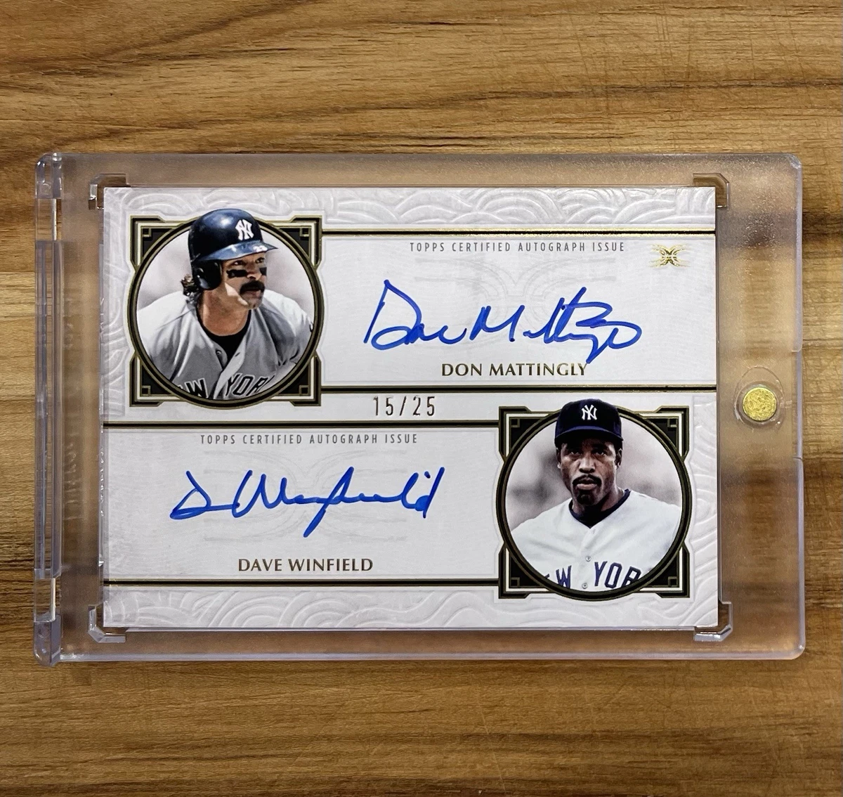 MLB。ドン・マッティングリー、直筆サインカード。 MLB。ドン・マッティングリー、直筆サインカード。 MLB。ドン