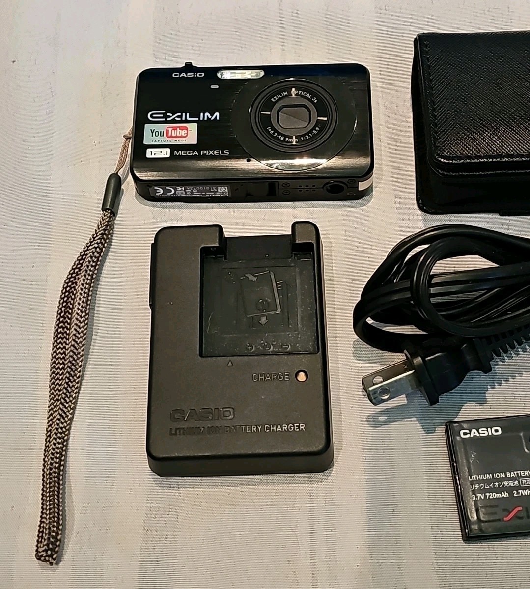 CASIO Digital Camera EXILIM EX-Z90 Black 12.1 MP Optical 3x W