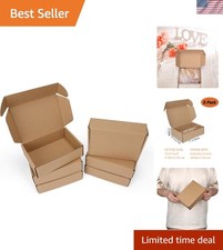 Versatile 7x5x2" Tuck Top Mailer Boxes 6-Pack - Perfect for Small Business Needs