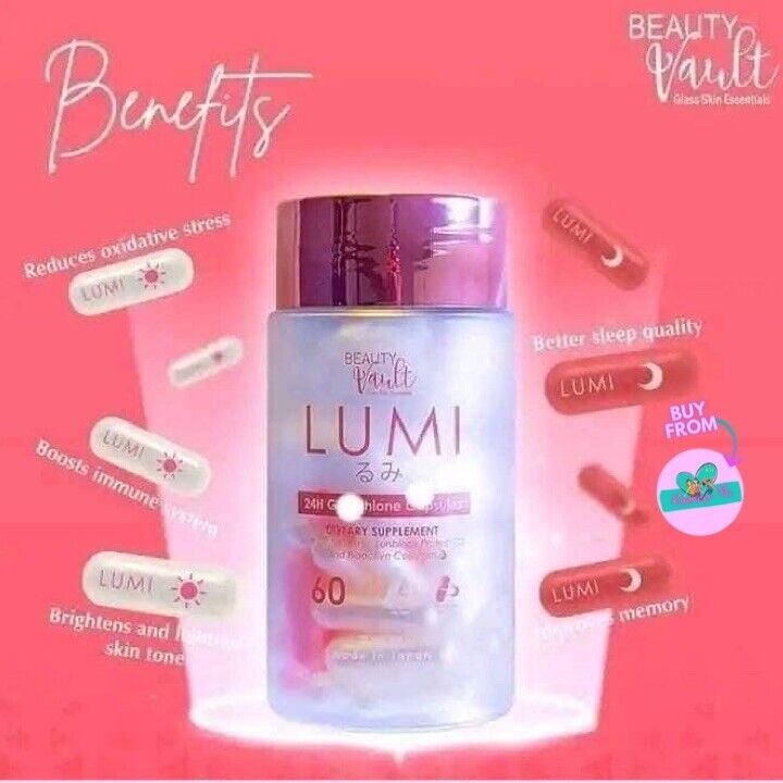 その他 5  BOTTLES BEAUTY VAULT LUMI Beauty Vault LUMI 24H Glutathione Capsules, 60 Capsules – D