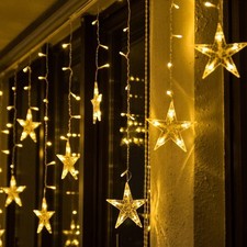 Christmas Star String Decoration Light for Xmas Tree Wedding Party