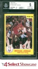 1986 STAR COURT KINGS #18 MICHAEL JORDAN RC BULLS HOF BGS 5
