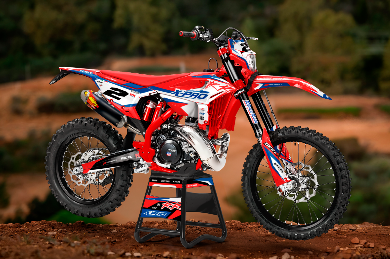 CustomMX: Graphics Kit to fit all BETA RR / RX / X-Trainer / Polisport ...